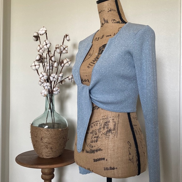 🚨[SOLD] Knit Long Sleeve Coverup - Picture 2 of 4